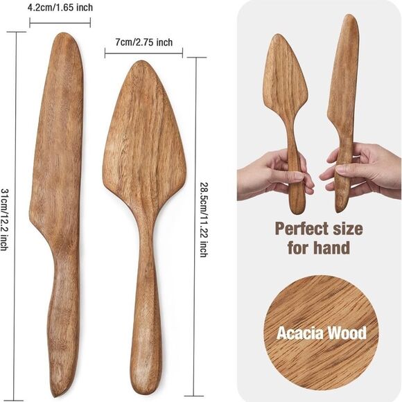 Wedding Cake Knife & Server Set - Picture 3 of 4